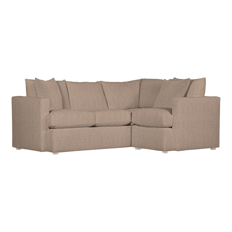 American Bungalow 2-Piece Sectional, Navada Mushroom, Dove Gray