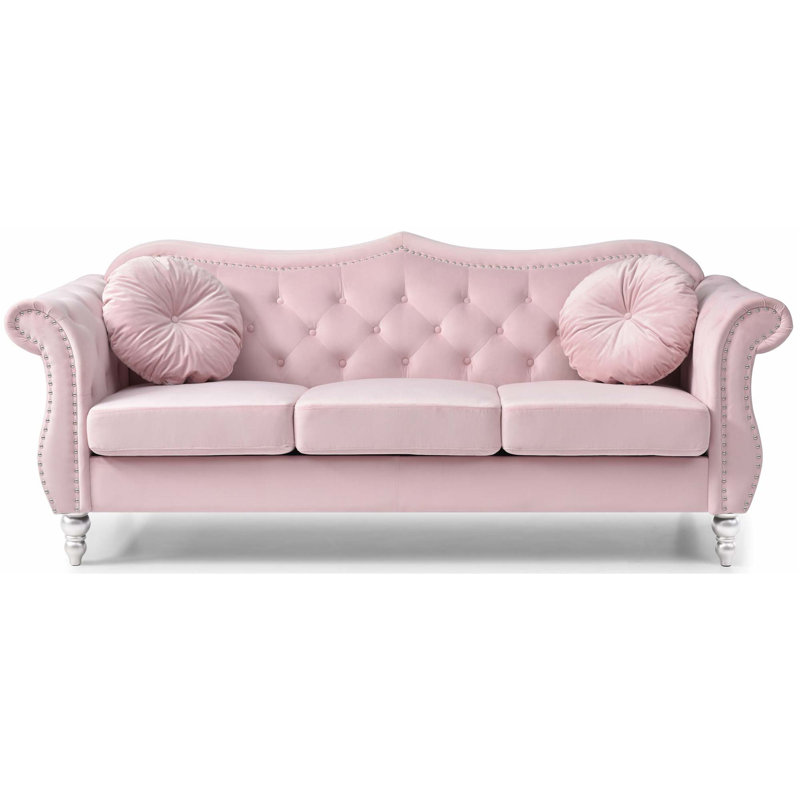 Kaisleigh 82 po, Velours rose