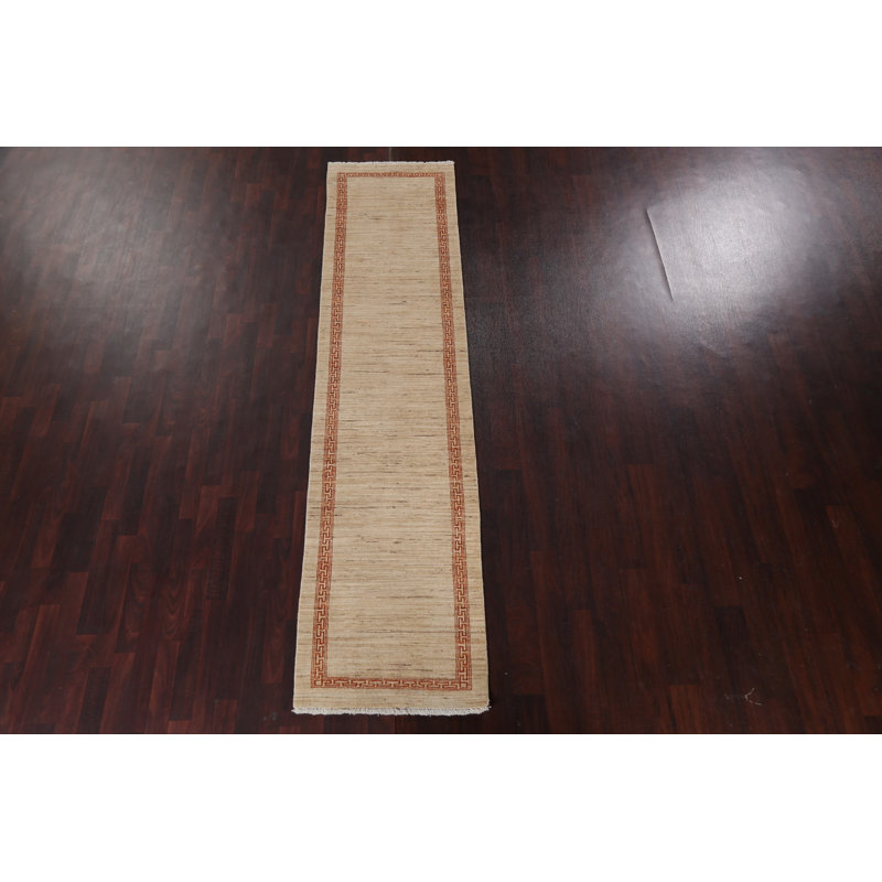 Tapis de couloir fait à la main Gabbeh 2x10