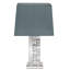 Lampe de table 30 "argentée