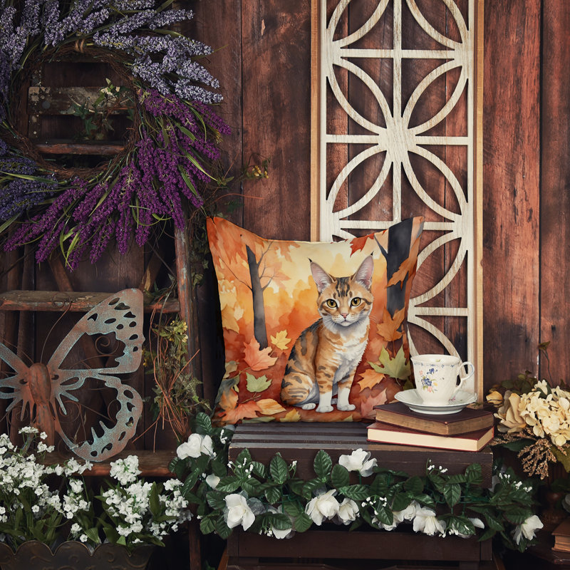 Coussin décoratif Oregon Rex, Carré 14 po