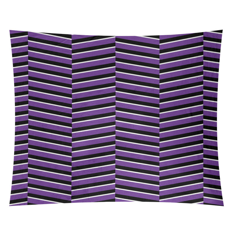 Tapisserie, H 27,5 po x l 37,5 po, Violet