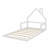 Floor Bed With House-Shaped Headboard-669679276