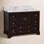 Ensemble de meuble-lavabo simple 48 po avec armoire chocolat et comptoir en marbre de Carrare Tilford-2107456468
