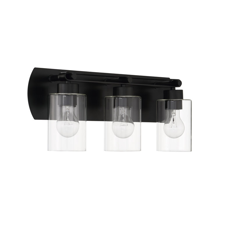 Éclairage pour meuble-lavabo 3 lumières Meerab, Nickel poli