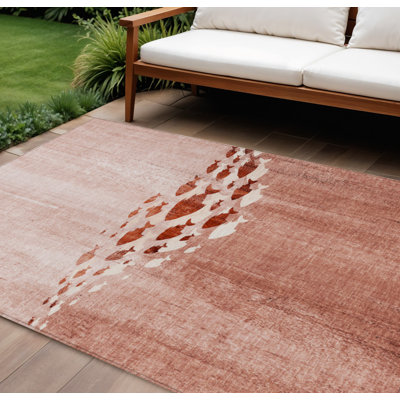 Tapis tissé à la machine HomeRoots