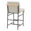 Tabouret de comptoir rembourré 26 po Rooney-93494407