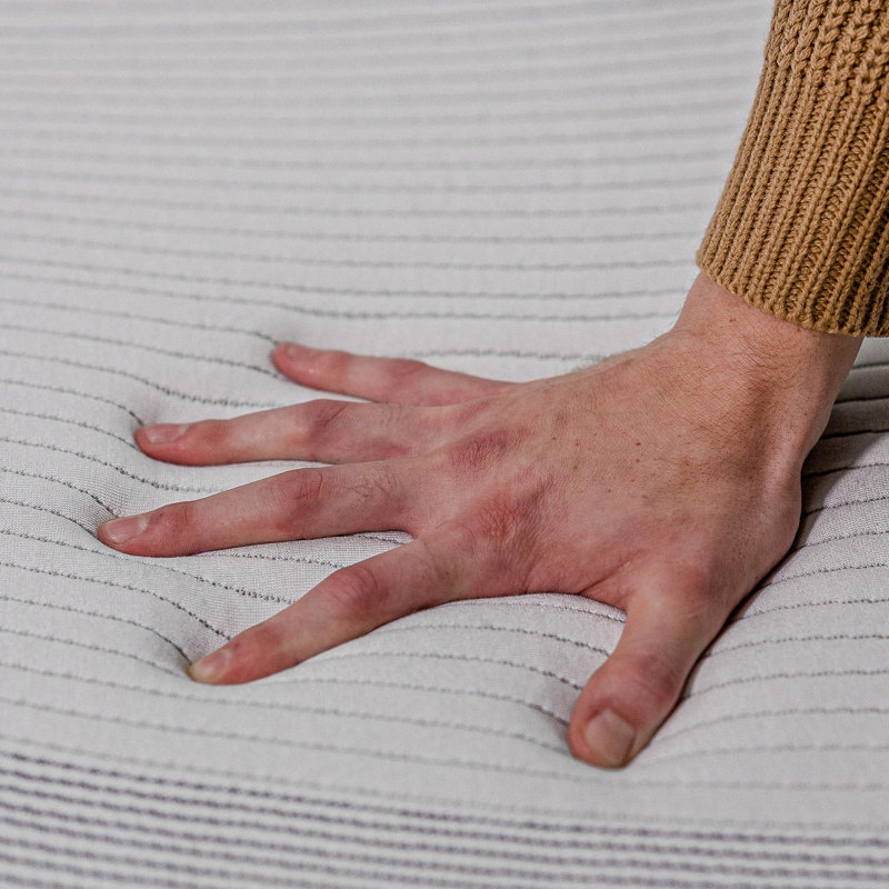 Matelas en mousse viscoélastique de refroidissement 8 po, taille simple, avec housse en tricot blanc respirant pour une nuit de sommeil Matelas relaxant à 3 couches