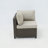 Deko Living 8-Piece Outdoor Sectional Wicker Sofa Set with Chairs and Tables, featuring Interchangeable Cushion Covers and Red Model-111865819