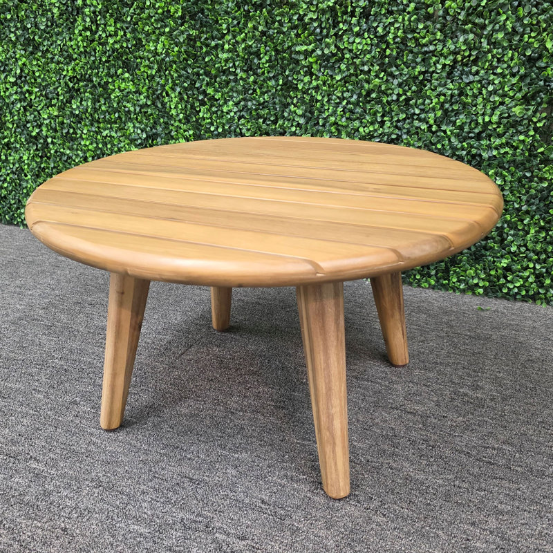 MIMO Solid Wood Outdoor Coffee Table, W60xH33cm