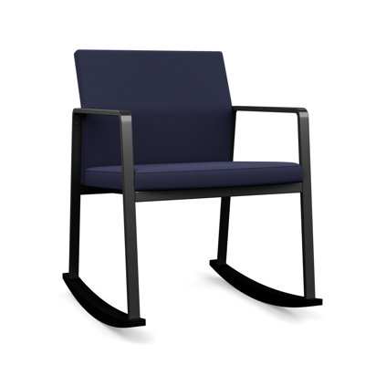 Gansett Waiting Reception Rocking Chair Metal Frame