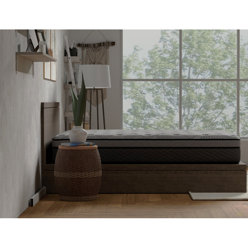 Matelas simple mi-ferme 12 po avec ressorts ensachés Massucci, Lit simple
