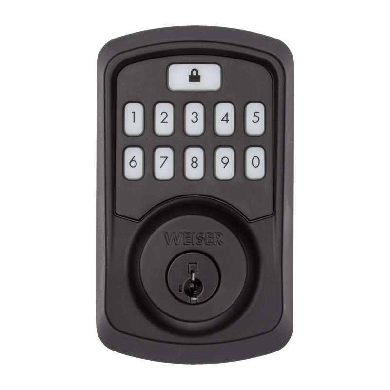 Aura Bluetooth Smart Lock Electronic, Matte Black