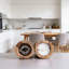 Ensemble de moulin à sel et à poivre en bois d'acacia avec moulins à céramique et en acier inoxydable réglables, cuisine et table de salle à manger de 12 pouces Essential