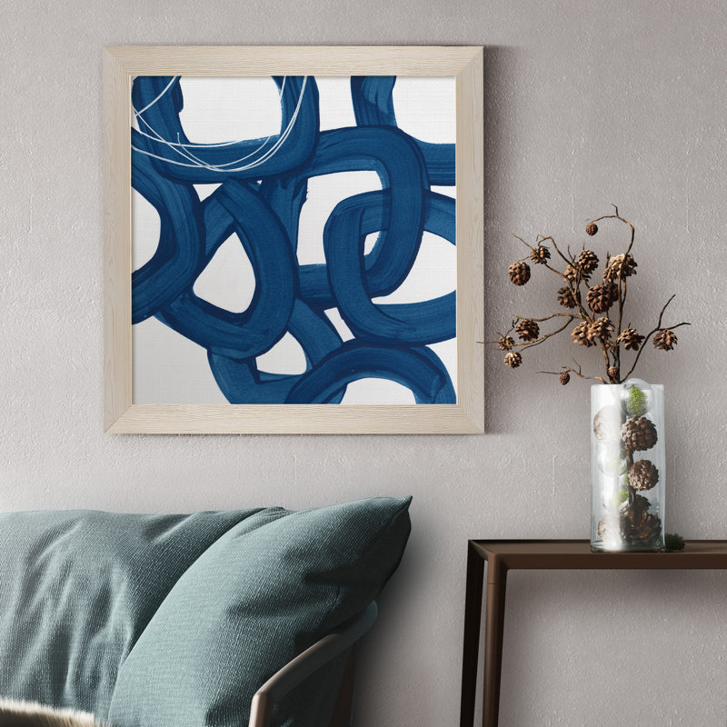 Spool VII-impression sur toile encadrée, H 27,5 po x l 27,5 po x P 1,5 po, Cadre blanc