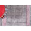 Tapis gris / rose en coton tissé à plat à la main Susanna-1771246680