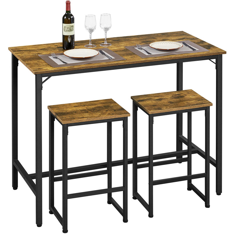 Alexiah 24'' Bar Cabinet, Rustic Brown
