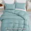 Premium Prewashed Duvet Cover Set Double Brushed Microfiber Reversible With Zipper Closure & Corner Ties-125545715-125545718