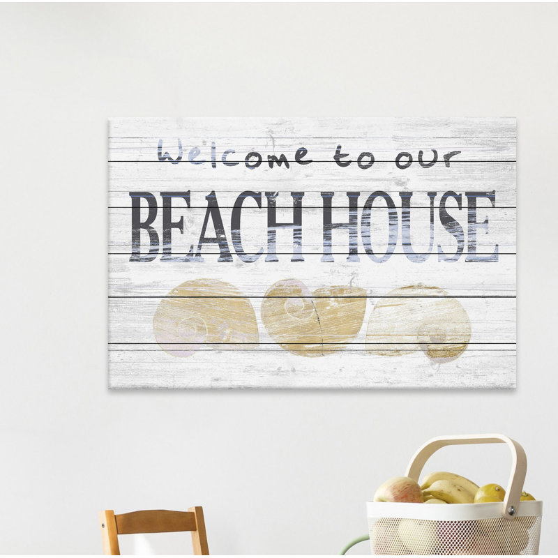 «Shells at the Beach», reproduction d'art textuel sur bois, H 12 po x l 18 po