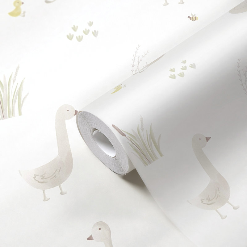 Charlie Goose & Duckling Nursery Wallpaper