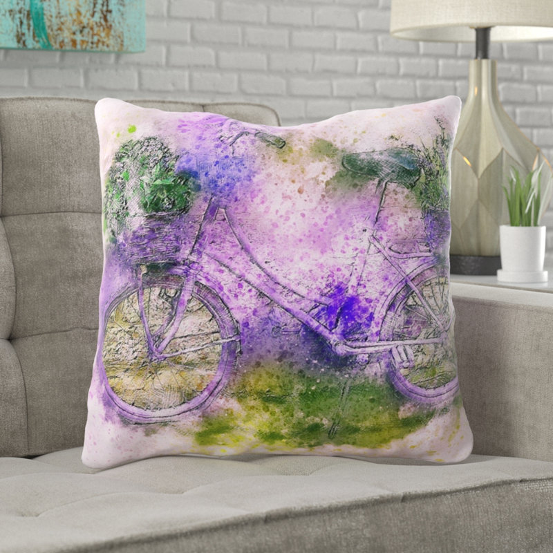 Kennesaw Outdoor Reversible Throw Pillow, Microsuede, Indoor 