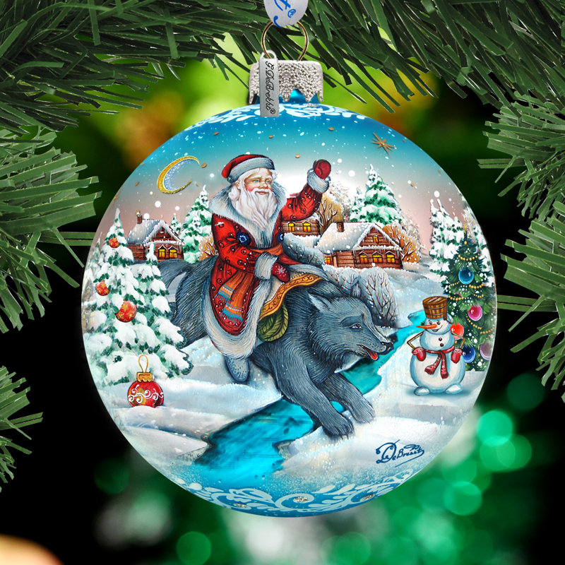 5.5'' Glass Ball Ornament