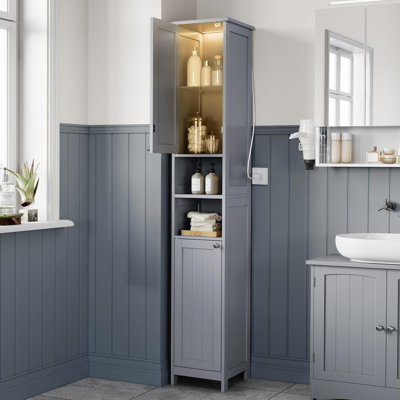 Slim Bathroom Storage Cabinet