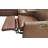 Genuine Leather Match Power Reclining U-Shaped Sectional Sofa With Console, Cup Holders & USB Ports-1647961464