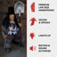 Beyond The Graveyard Haunted Hill Farm Crateuse tombeuse d'Halloween animatronique avec fonction de conversation activée par le mouvement
