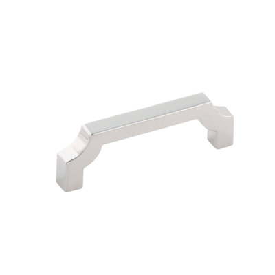 Monarch Collection Handle Pull - 3" Center to Center Cabinet Pull Polished Nickel - Transitional Hardware for Drawers & Cabinets