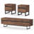 3-Piece Modern Living Room Table Set, 71 Inch TV Stand With Storage Cabinet And End Table Set With 2 Drawers For Living Room, Entertainment Centre, Console TV Table
