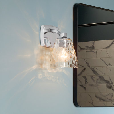 9.5" 1-Light Wall Sconce with Water Glass