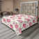 Ambesonne, drap plat floral pivoines, art botanique printanier