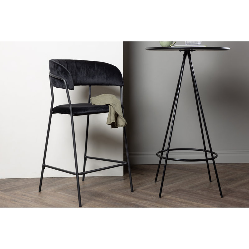 Haberman Upholstered Counter Stool with Metal Frame