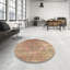 Tapis oriental en laine / polyester tissé à la machine rouge / beige / bleu Sotion-324177853