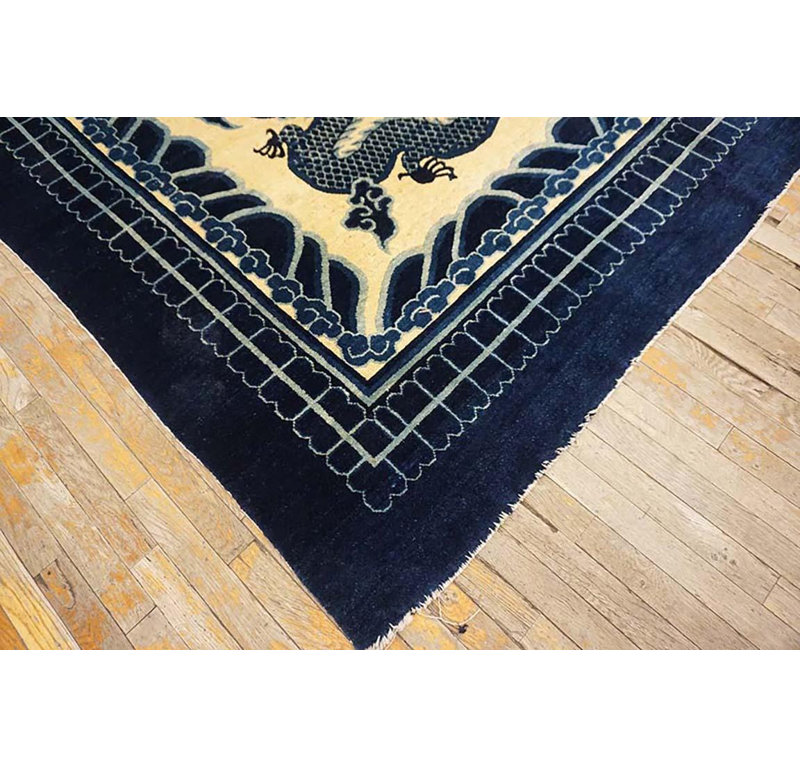 Late 19th Century Chinese Peking Dragon Carpet 8' 8" ( 264 cm )x10' 8"( 325 cm )