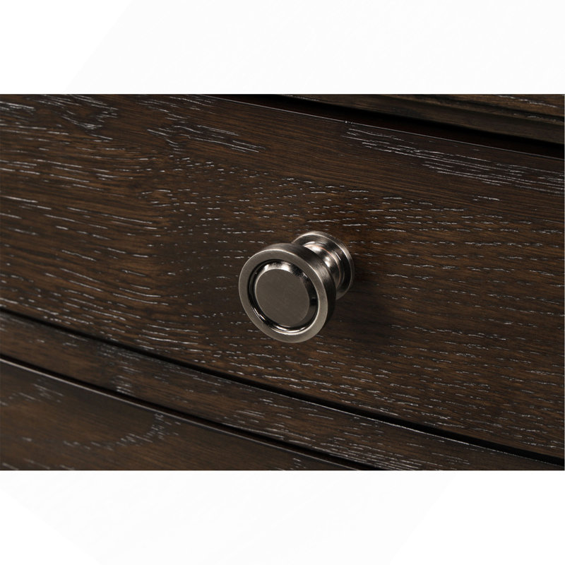 Commode antique brun avec tiroirs en cèdre