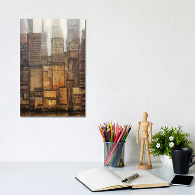 Uptown City II by Tim O'Toole - Wrapped Canvas Gallery-Wrapped Canvas Giclée