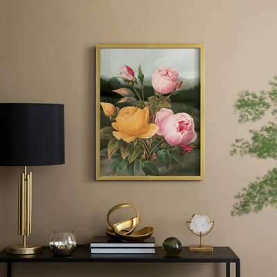 «Botanical Landscape II», reproduction encadrée - bois massif