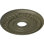 Endurathane Wreath Ceiling Medallion, 16 1/4"OD x 3 5/8"ID x 1"P (Fits Canopies up to 5 1/2"), Hand-Painted Painted Turtle Finish