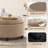 25'' Oversized Upholstered Round Storage Ottoman-696017967