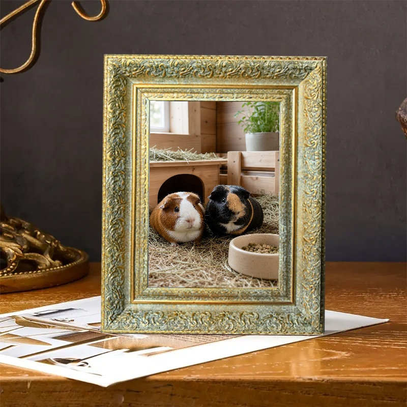 Cadre photo mural 11 pièces x 11 po 11 pièces or antique pour décoration de vestibule, Or antique, 3, L 11 po x H 14 po