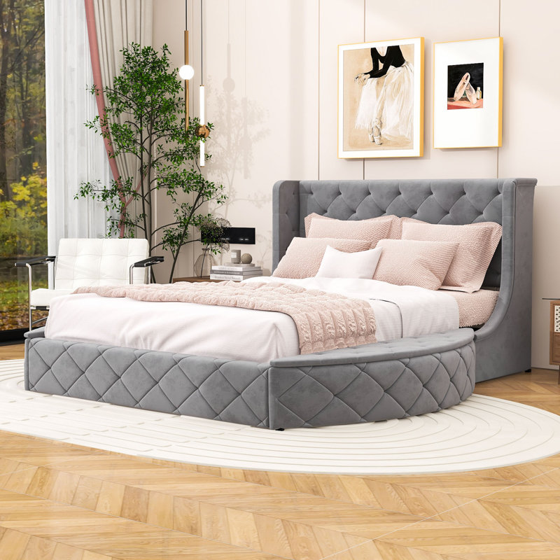 Jorina Queen Platform Bed, Gray