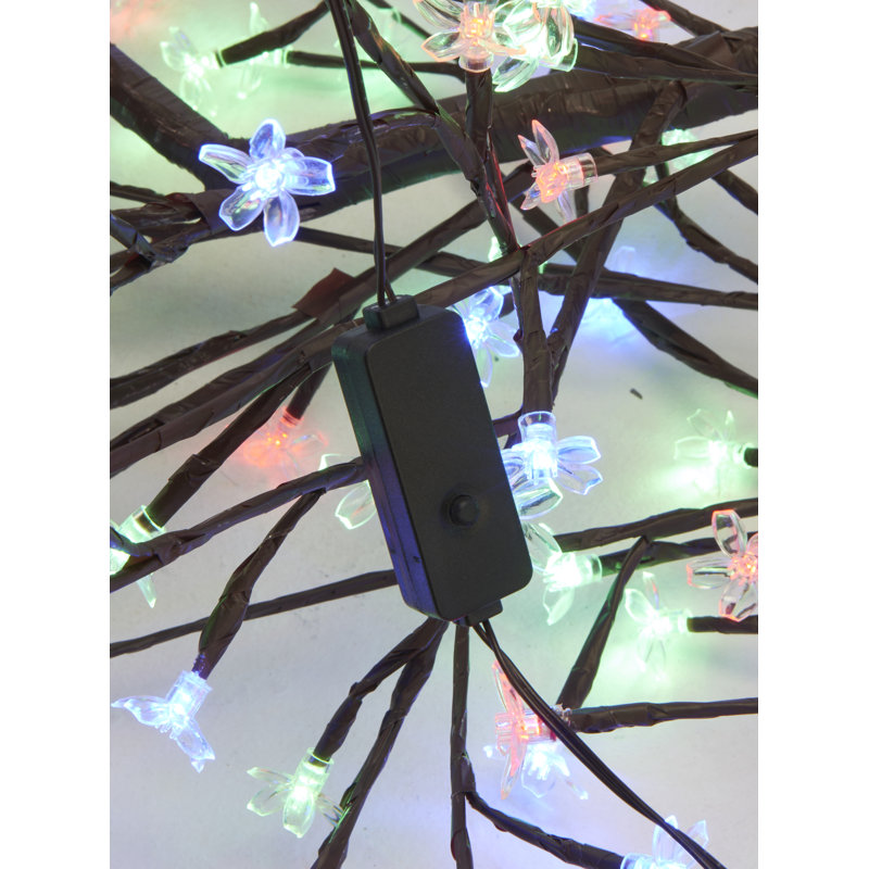 Cherry Blossom Tree Clear and RGB LED Lighted Tree