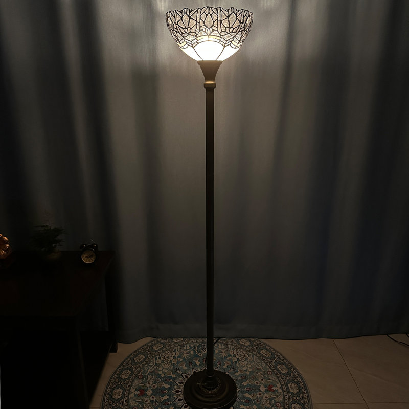Lampe torchère sur pied Tiffany