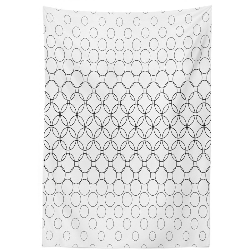 Circle Tablecloth, 84" L x 60" W