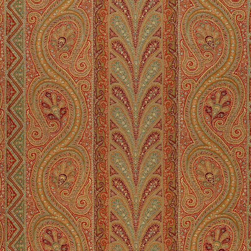 Chatelaine Paisley Fabric, Tuscan