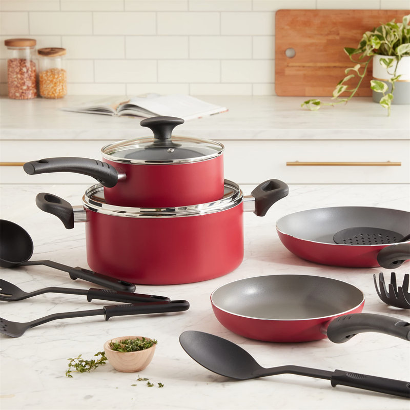 12 - Piece Non-Stick Aluminum Cookware Set