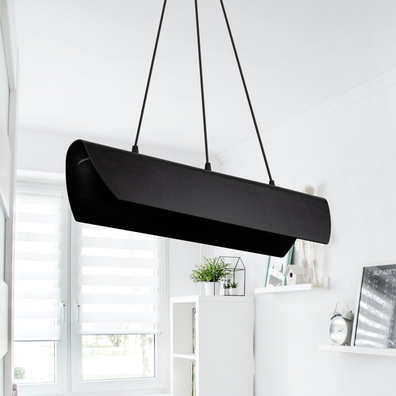 Luminaire suspendu géométrique à 1 lumière pour îlot de cuisine Ponte