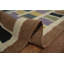 Tapis géométrique carré en laine Kilim 10 x 10